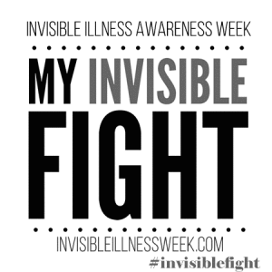 Invisible Illness Awareness Week - My Invisible Fight 2015