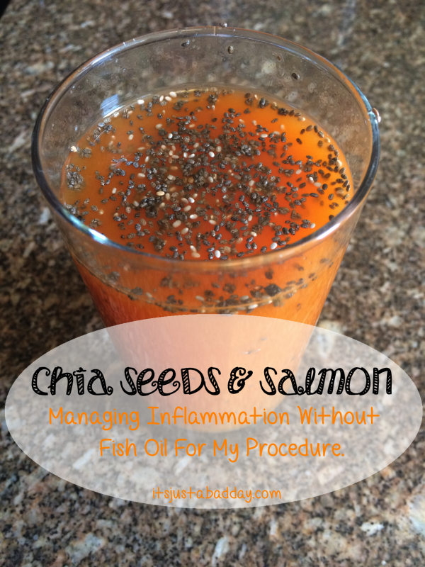 Chai Seeds & Salmon - Anti-Inflammatory - Helping to manage inflammation while off of fish oil
