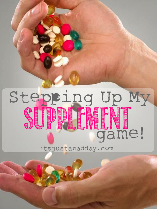 Stepping Up My Supplement Game | Dr. Amy Myers The Autoimmune Solution Supplements | It's Just A Bad Day, Not Life itsjustabadday.com | Spoonie Health Coach juliecerrone.com