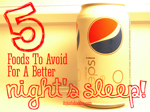 5 Foods To Avoid For A Better Night's Sleep | Spoonie Health Coach itsjustabadday.com juliecerrone.com | spoonie, spoonie life, chronic life, autoimmune, insomnia