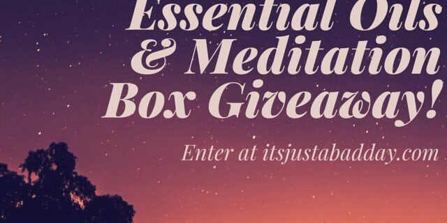 NatraCure, Essential Oils & Meditation Box Giveaway! itsjustabadday.com