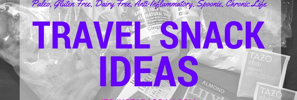Paleo, Gluten Free, Dairy Free, Anti-Inflammatory Spoonie / Chronic Life Travel Snack Ideas | itsjustabadday.com juliecerrone.com