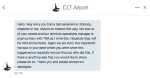 Charlotte Douglas International Airport TSA Employee Gives Disabled Girl A Hassle At TSA Security Check