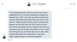 Charlotte Douglas International Airport TSA Employee Gives Disabled Girl A Hassle At TSA Security Check