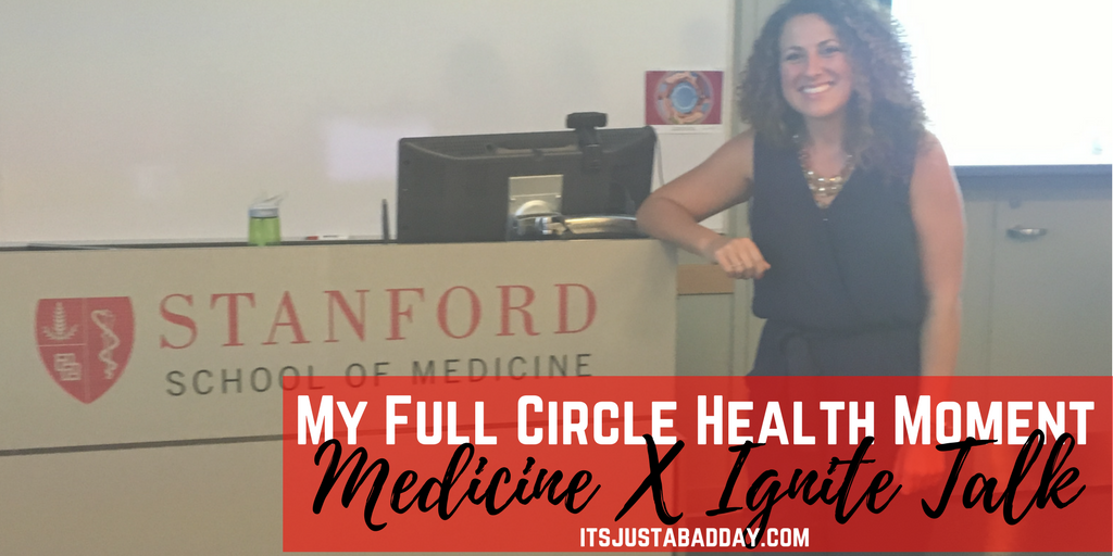 My Full Circle Health Moment. Stanford Medicine X Ignite Talk Replay (Focus_ Avascular Necrosis & Regenexx) & Summary of Oral Presentation (Focus_ Psoriatic Arthritis) _ itsjustabadday.com